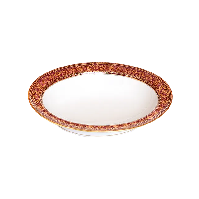 haviland-matignon-compotier-porcelaine-cerise-or image 1