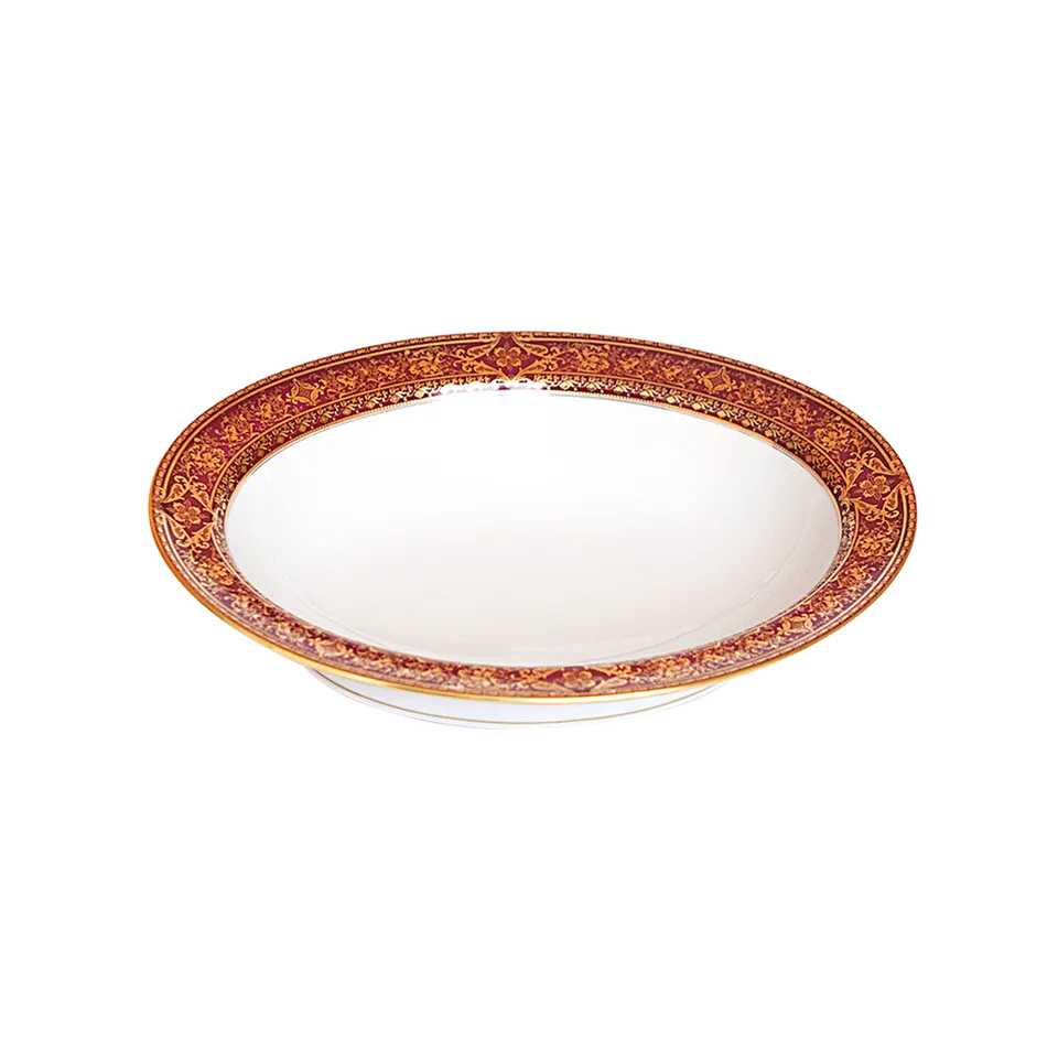 haviland-matignon-compotier-porcelaine-cerise-or image 1