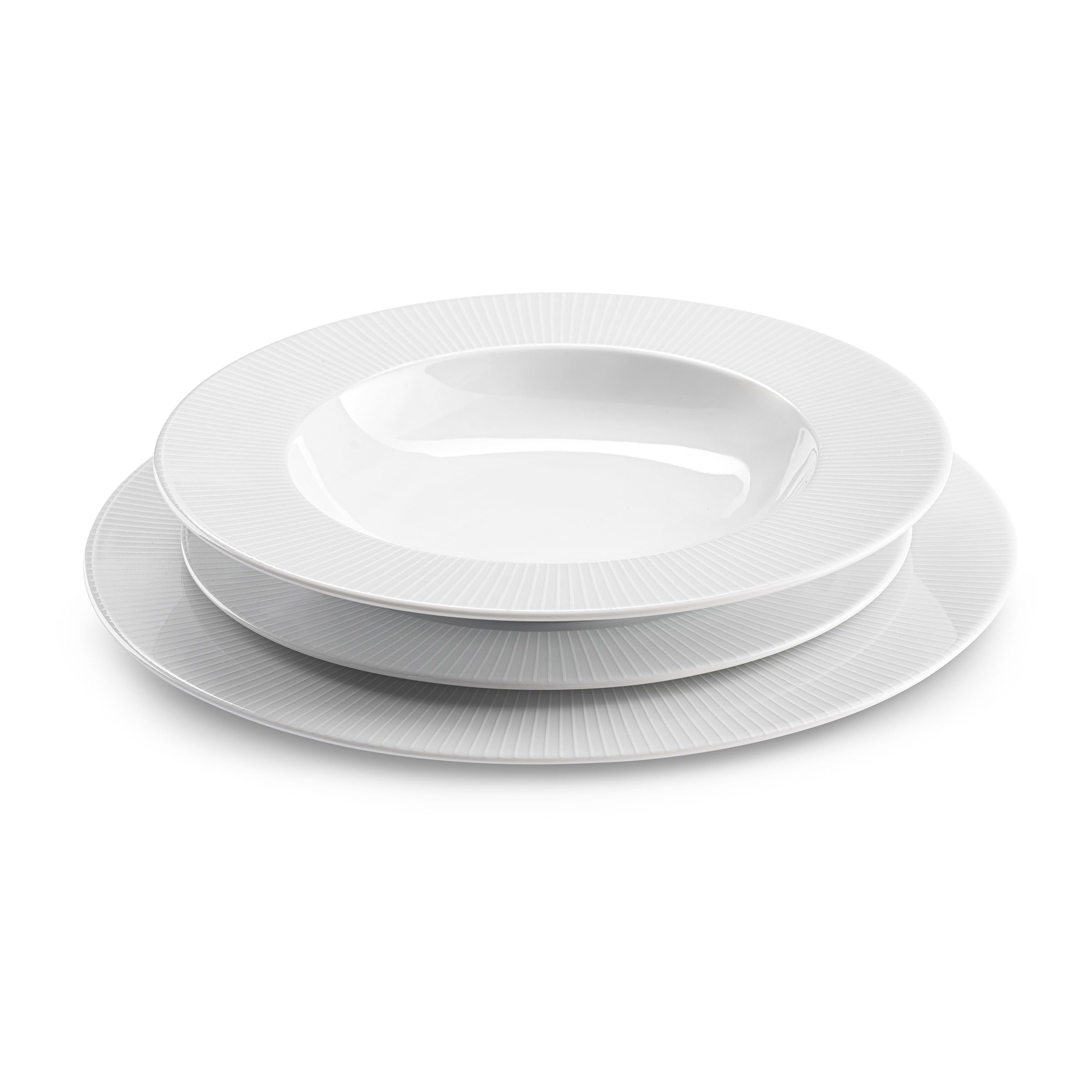 m-dard-de-noblat-linus-service-18-assiettes-gr-s-blanc-relief image 1