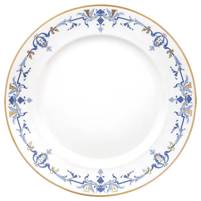 haviland-marthe-ritz-paris-plat-rond-porcelaine-blanc image 1