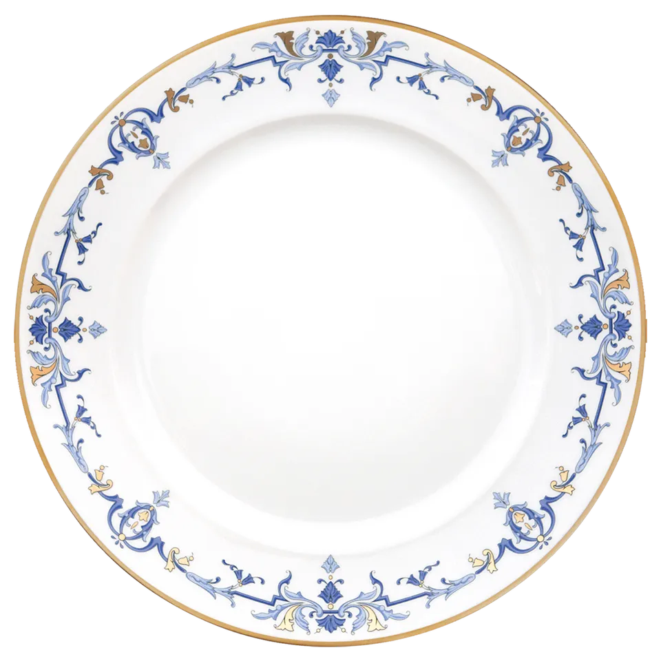 haviland-marthe-ritz-paris-plat-rond-porcelaine-blanc image 1