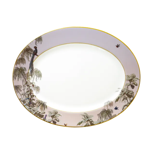 haviland-le-br-sil-plat-ovale-porcelaine-tropical image 1