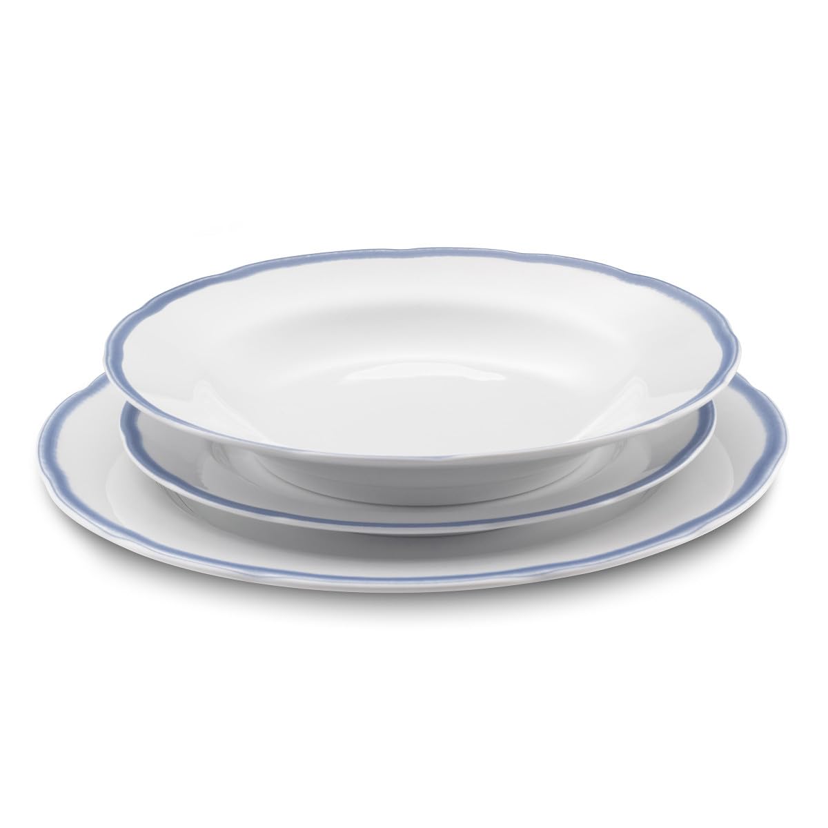 m-dard-de-noblat-scala-bleu-service-18-assiettes-porcelaine image 1