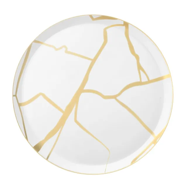 m-dard-de-noblat-yaka-inoki-6-assiettes-dessert-porcelaine-or image 1
