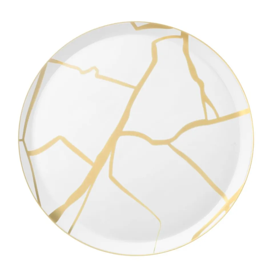 m-dard-de-noblat-yaka-inoki-6-assiettes-dessert-porcelaine-or image 1