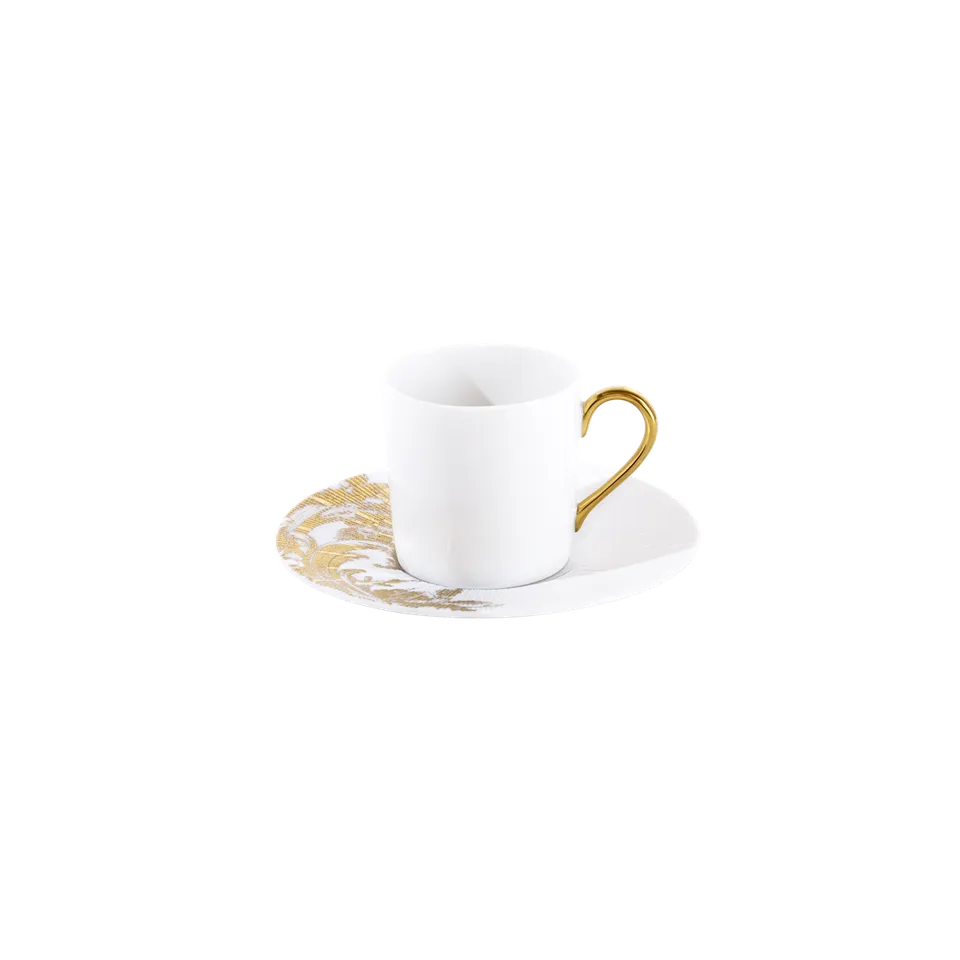 haviland-stanislas-tasse-caf-et-soucoupe-or-porcelaine image 1
