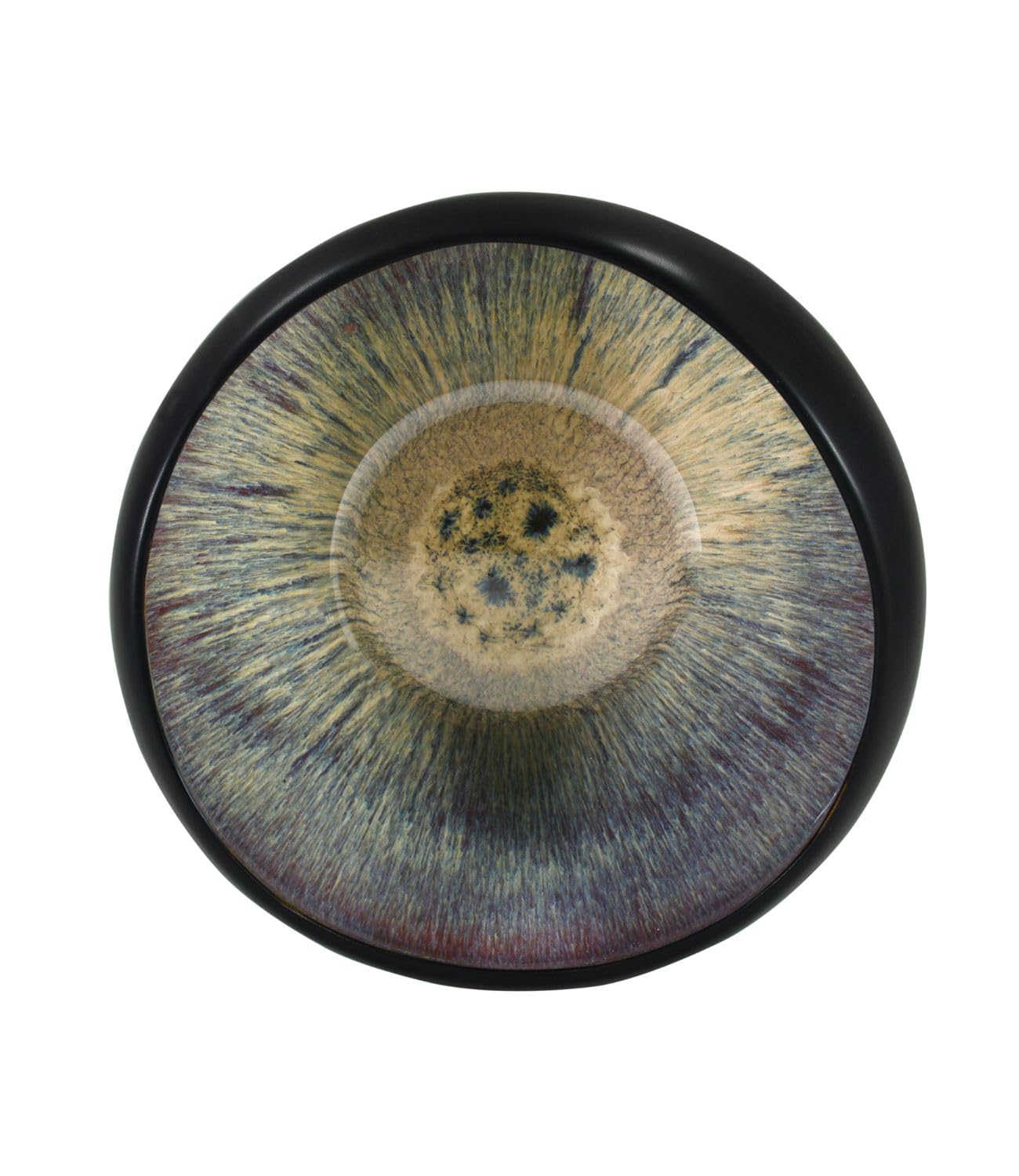 m-dard-de-noblat-gao-saladier-27-cm-gr-s-noir-vert-artisanal image 1