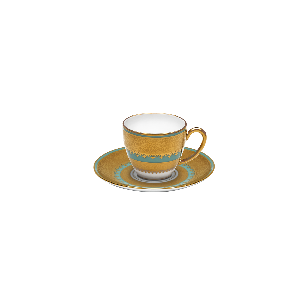 haviland-bassora-tasse-caf-et-soucoupe-porcelaine image 1