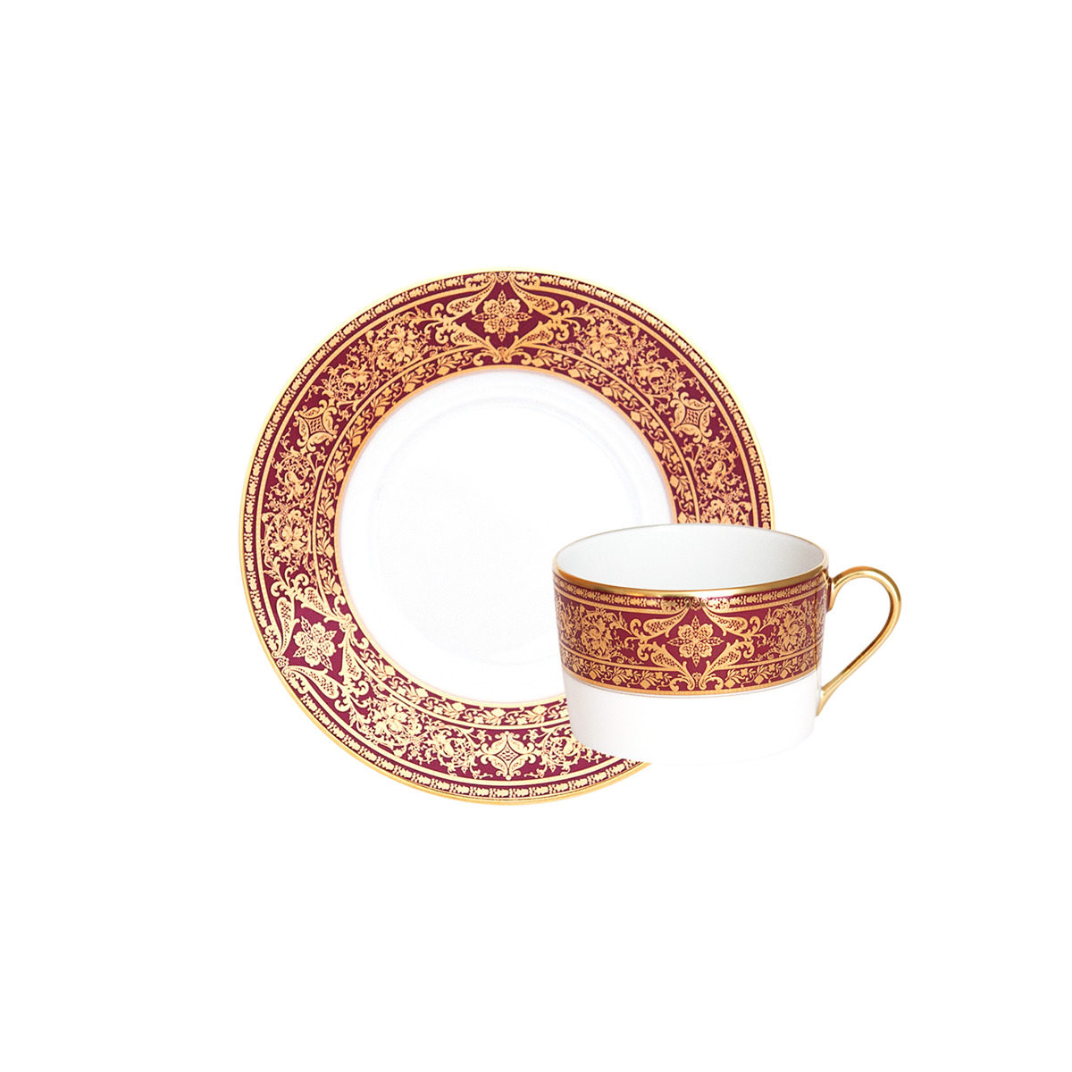 haviland-matignon-tasse-th-et-soucoupe-cerise-or image 1