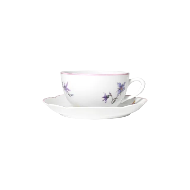 haviland-h-ritage-fleurs-d-auteuil-tasse-th-et-soucoupe image 1