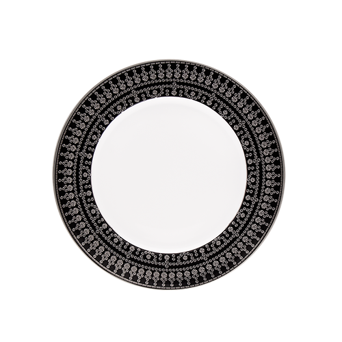 haviland-tiara-assiette-dessert-noir-platine image 1