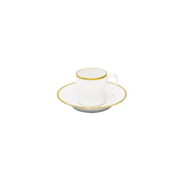 haviland-orsay-tasse-expresso-soucoupe-porcelaine-or image 1