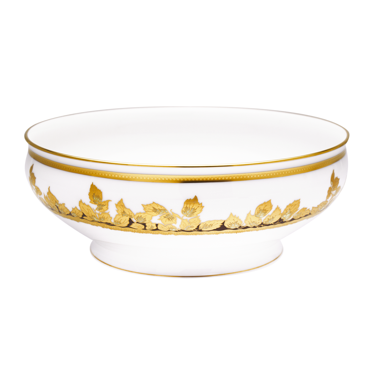 haviland-feuille-d-or-saladier-porcelaine-blanc image 1