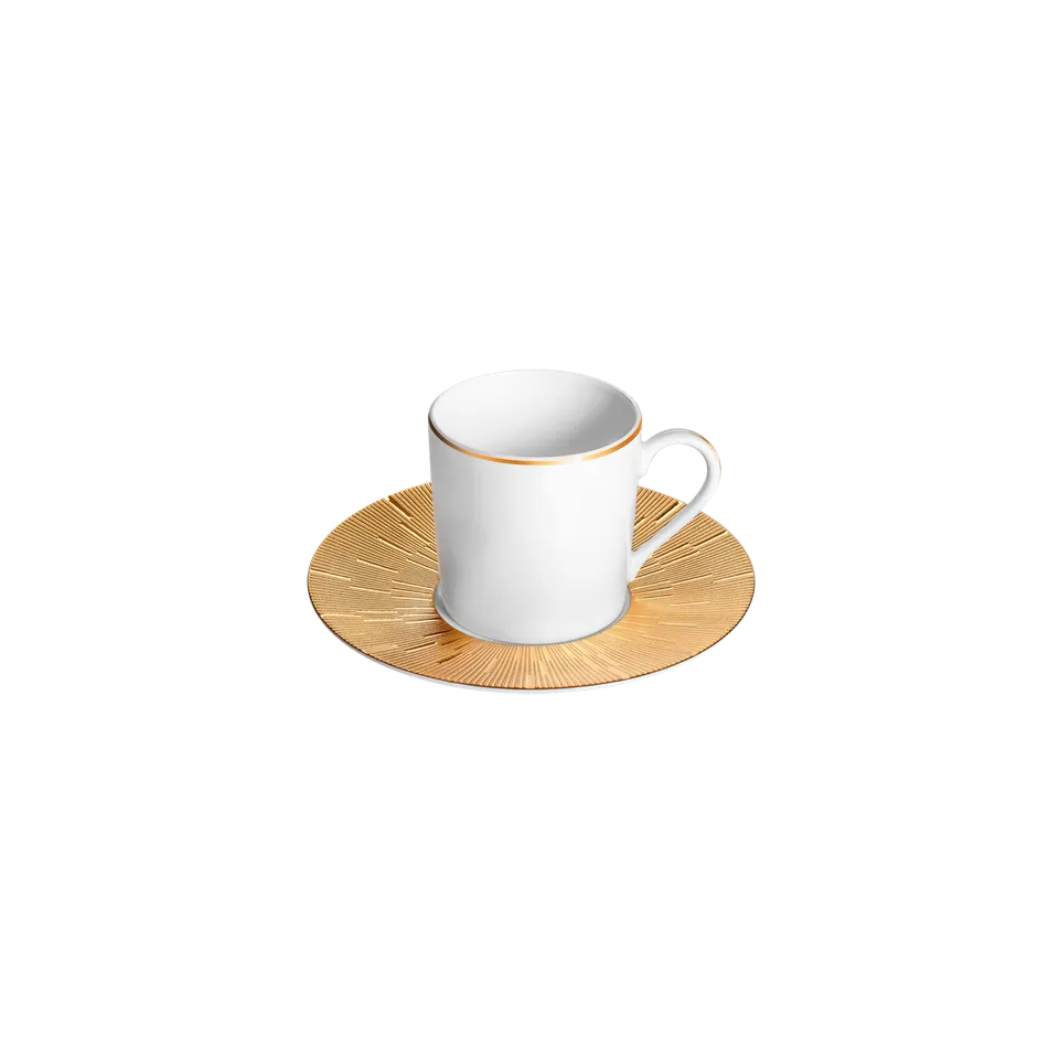 haviland-infini-tasse-et-soucoupe-caf-or-porcelaine image 1