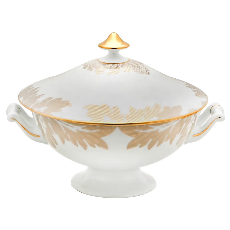 haviland-damass-ritz-paris-soupi-re-blanc image 1