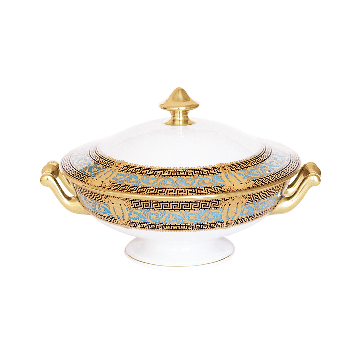 haviland-salon-murat-l-gumier-bleu-ciel-or image 1