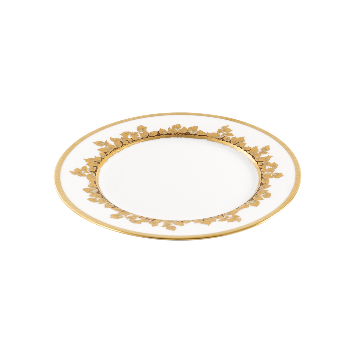 haviland-feuille-d-or-assiette-dessert-porcelaine-or image 2