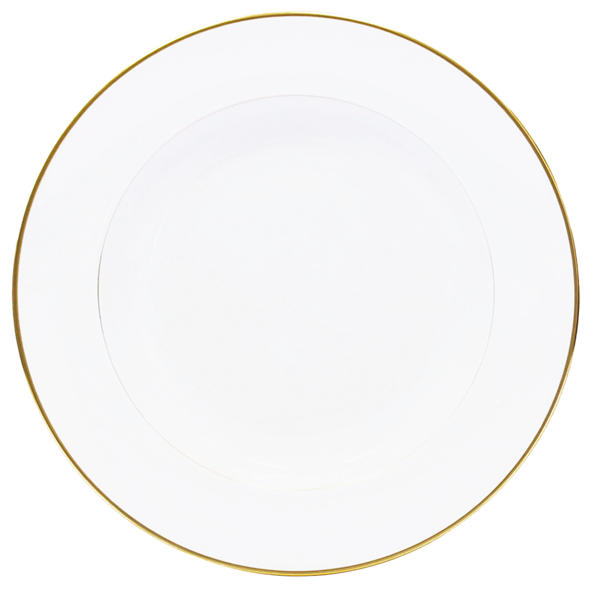 haviland-orsay-plat-rond-creux-porcelaine-bord-or image 1