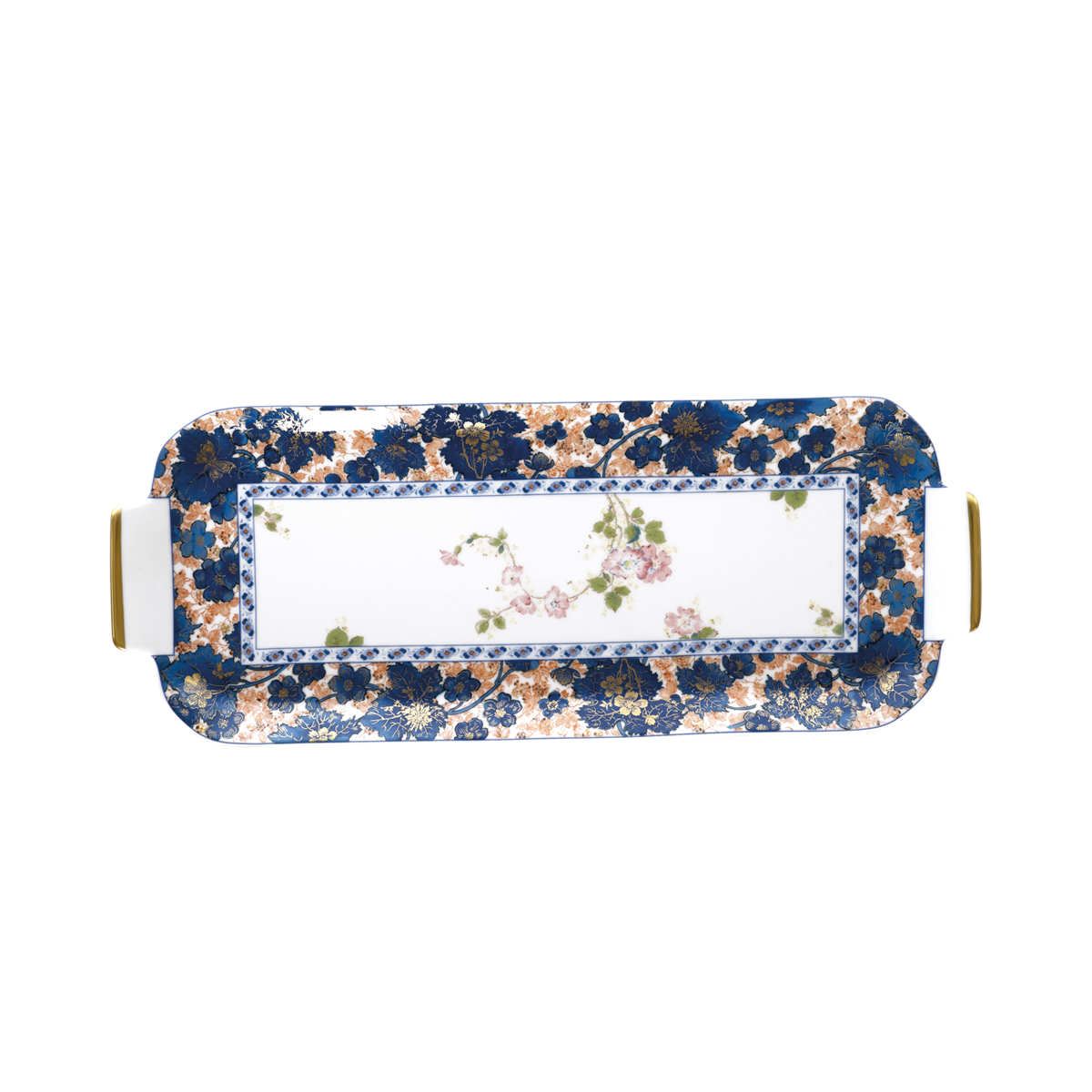 haviland-dammouse-plat-cake-porcelaine-ovale image 1