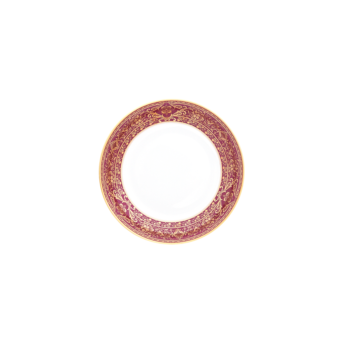 haviland-matignon-assiette-creuse-calotte-cerise-or image 1