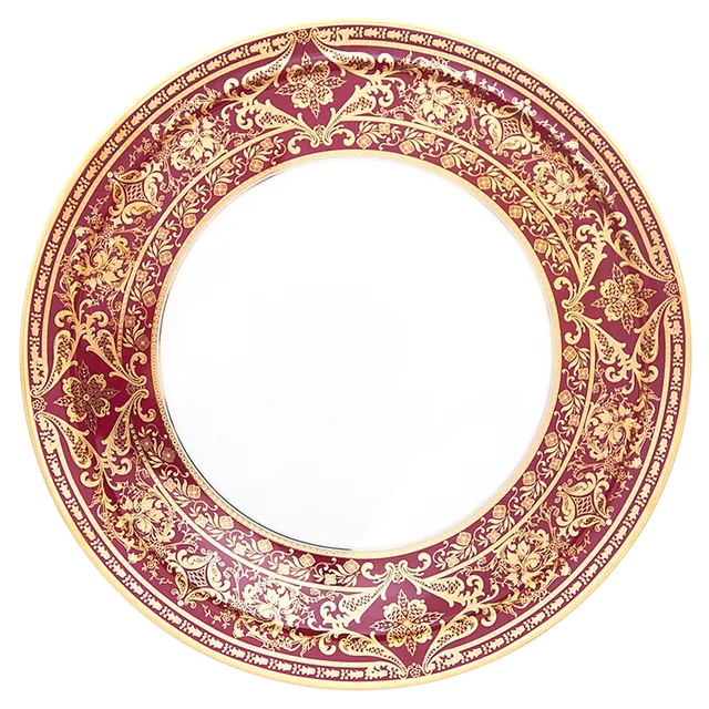 haviland-matignon-plat-tarte-cerise-or-porcelaine-limoges image 1