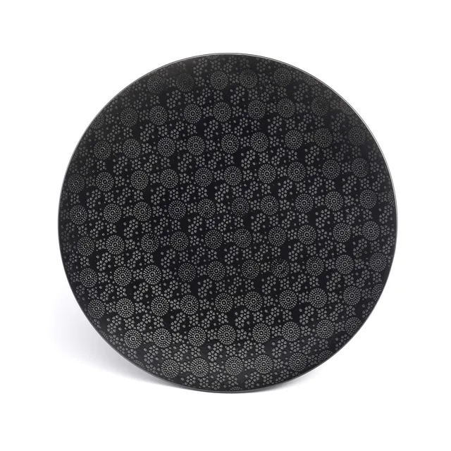 m-dard-de-noblat-nori-black-japan-assiettes-plates-27-cm-lot-6 image 1