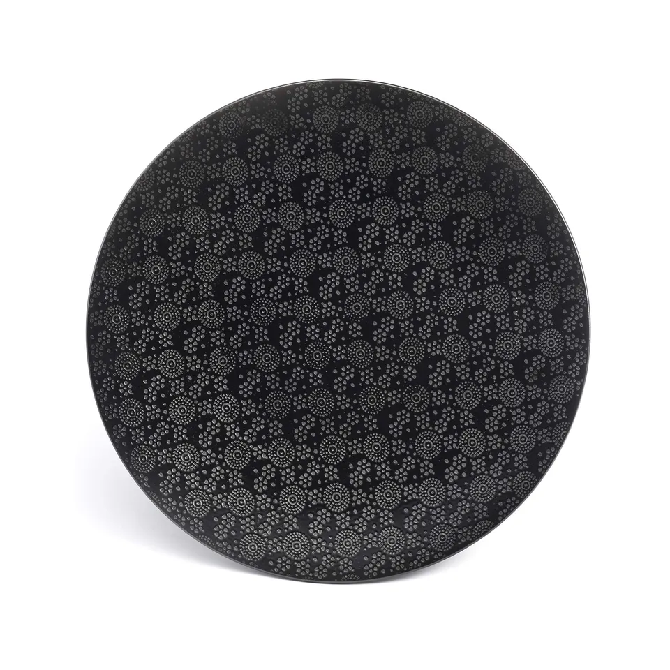 m-dard-de-noblat-nori-black-japan-assiettes-plates-27-cm-lot-6 image 1
