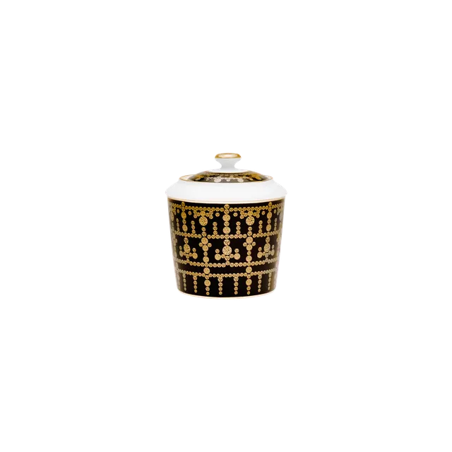 haviland-tiara-sucrier-noir-or-porcelaine image 1