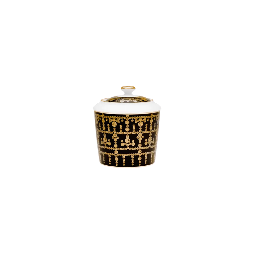 haviland-tiara-sucrier-noir-or-porcelaine image 1