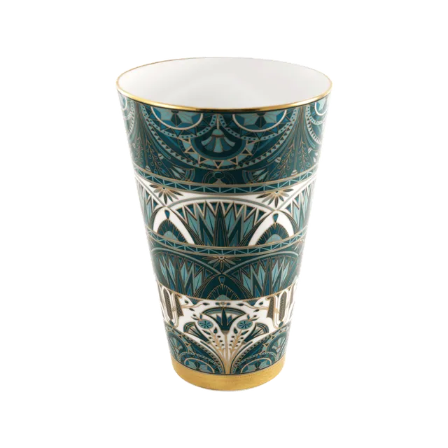 haviland-r-ves-du-nil-vase-grand-mod-le-vert-or-porcelaine image 1