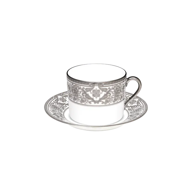 haviland-matignon-tasse-d-jeuner-blanc-platine-porcelaine image 1