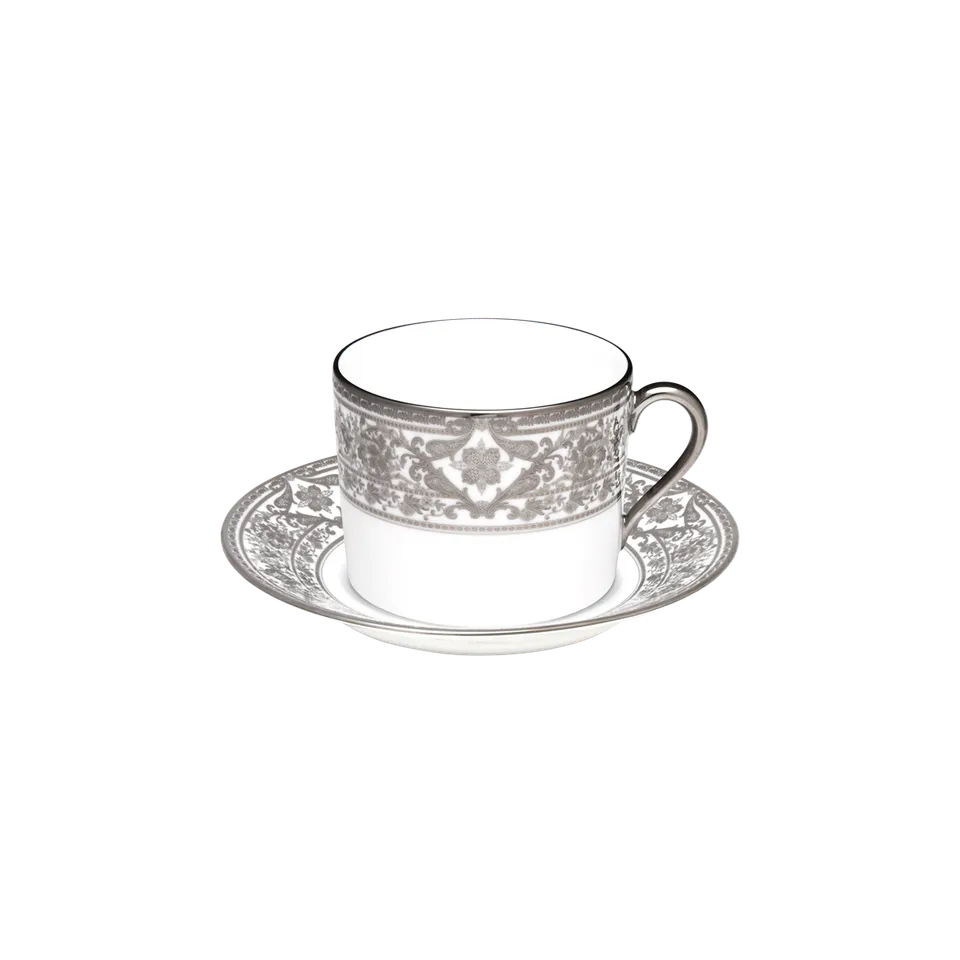 haviland-matignon-tasse-d-jeuner-blanc-platine-porcelaine image 1