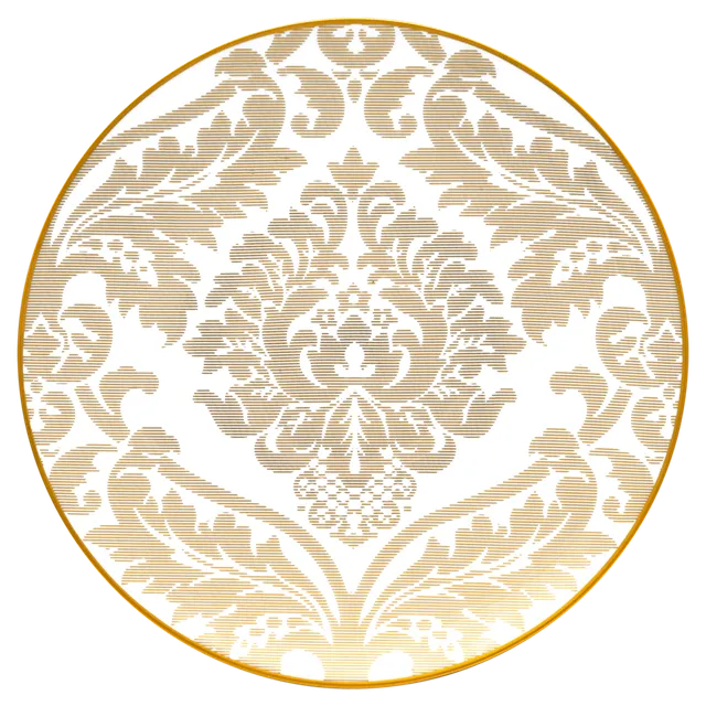 haviland-damass-ritz-paris-assiette-pr-sentation-blanc image 1