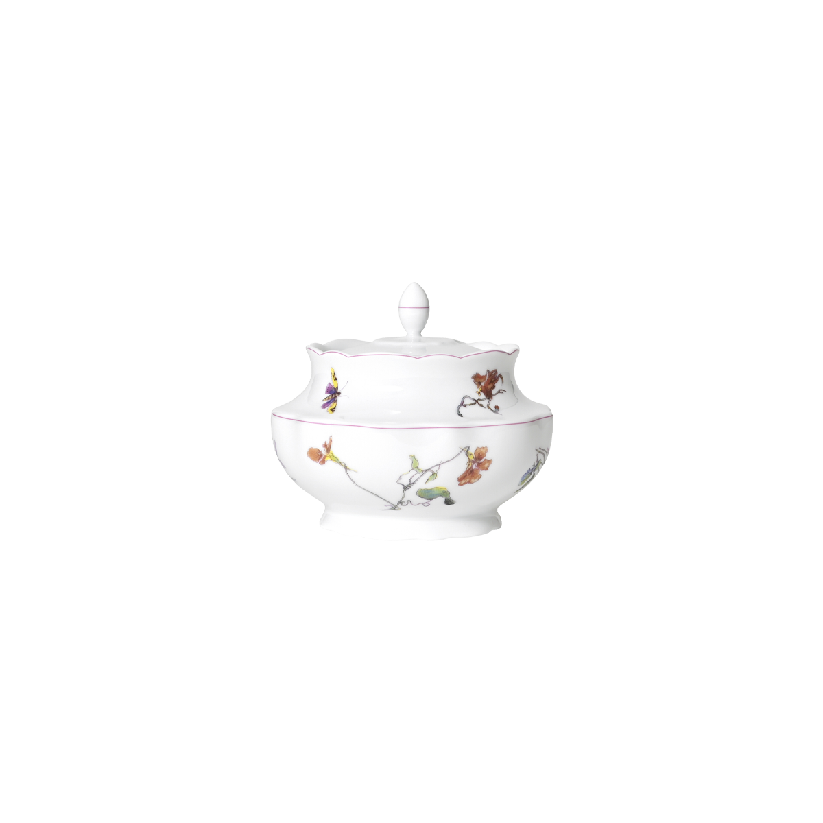 haviland-h-ritage-sucrier-fleurs-d-auteuil-porcelaine image 1