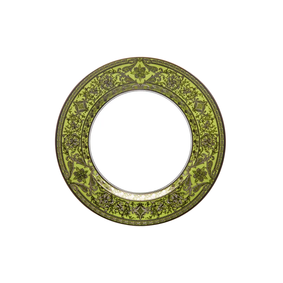 haviland-matignon-assiette-g-teau-vert-pomme-platine image 1