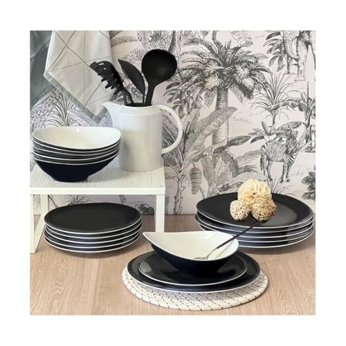 m-dard-de-noblat-sven-assiette-creuse-porcelaine-20-cm-noir-x6 image 4