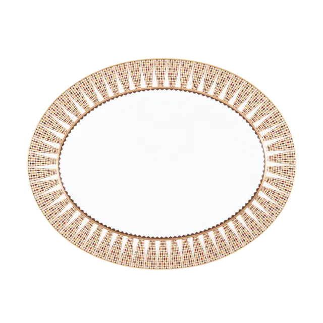 haviland-cavalier-royal-plat-ovale-porcelaine-blanche image 1