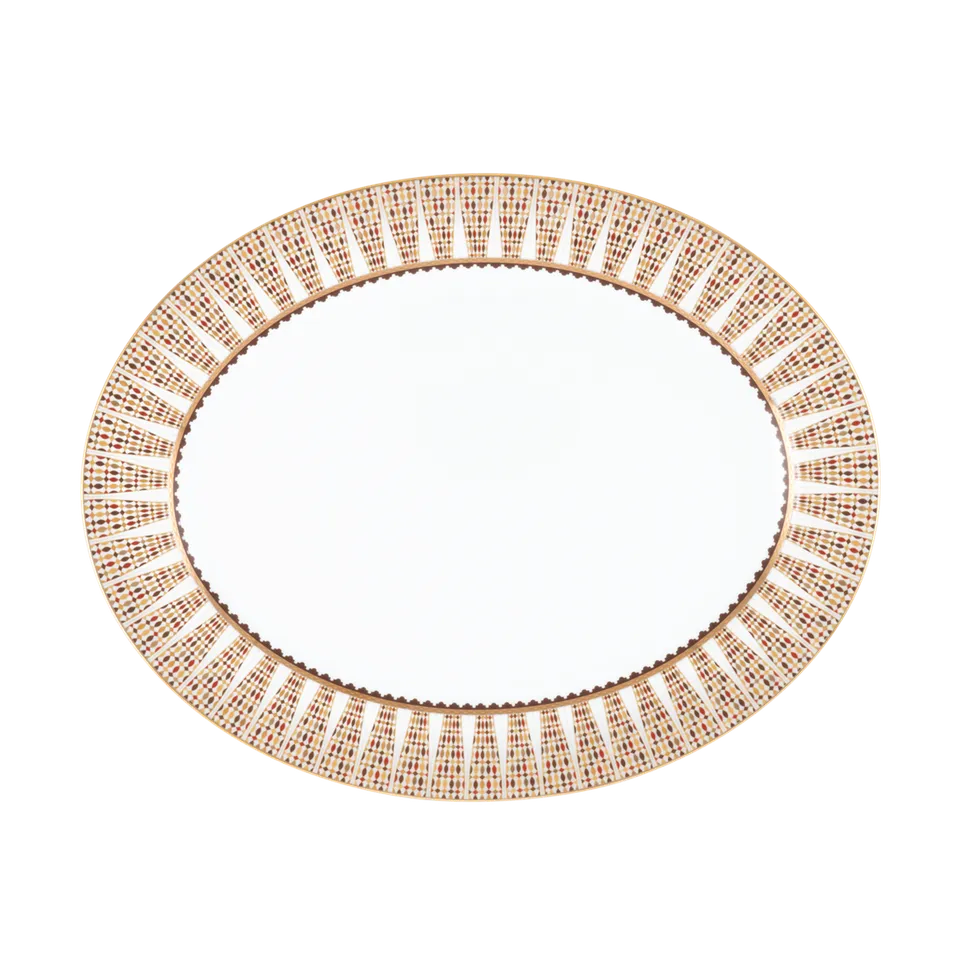 haviland-cavalier-royal-plat-ovale-porcelaine-blanche image 1