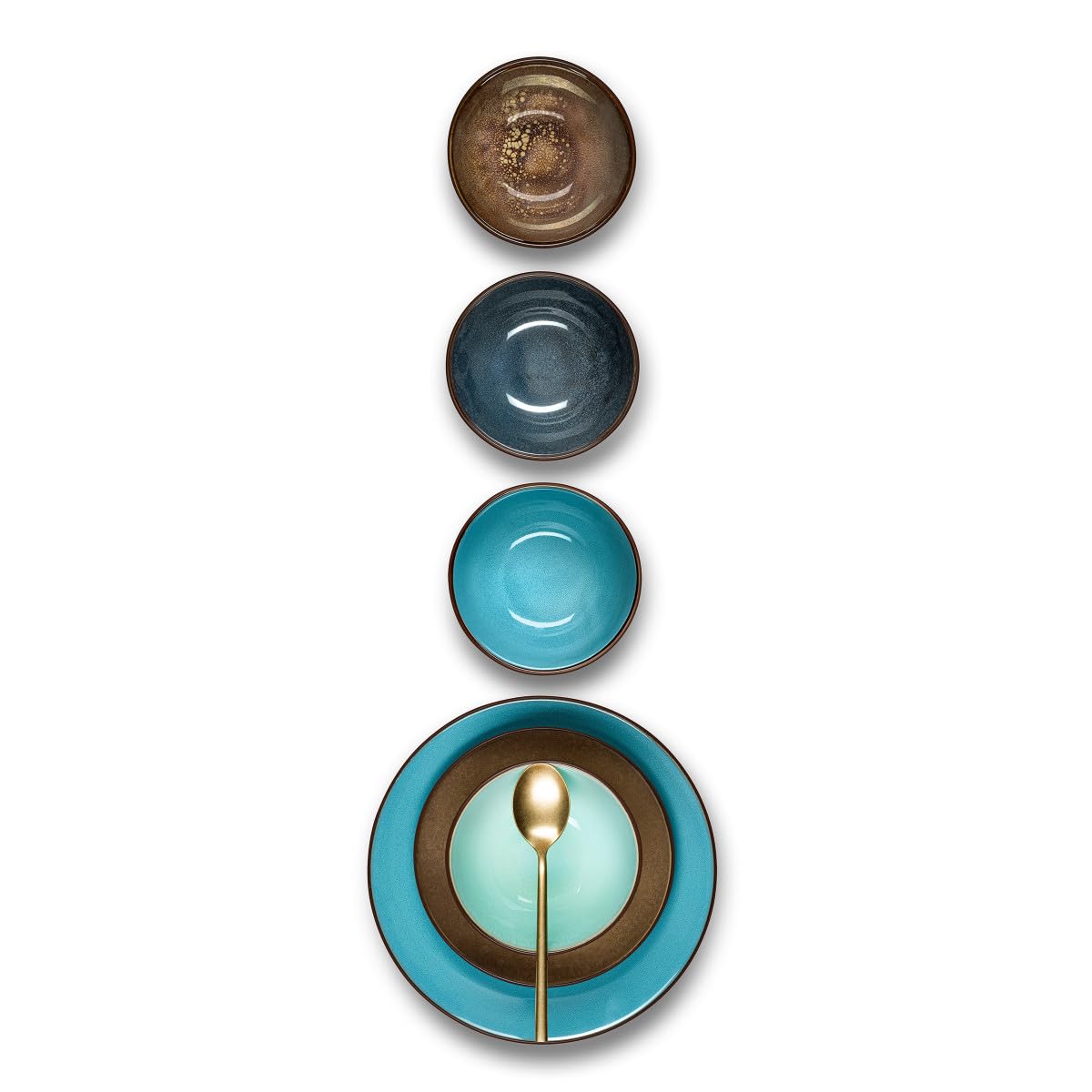 m-dard-de-noblat-feeling-assiette-gourmet-gr-s-indigo-24-5-cm-lot-6 image 2
