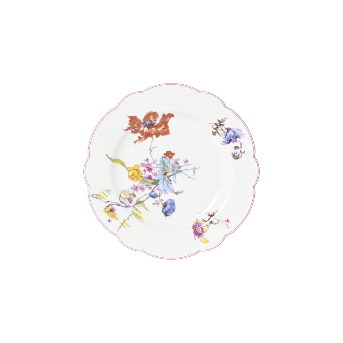 haviland-h-ritage-fleurs-d-auteuil-assiette-pain-porcelaine image 1