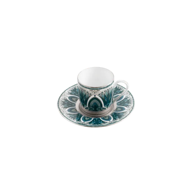 haviland-r-ves-du-nil-tasse-caf-soucoupe-porcelaine-verte image 1