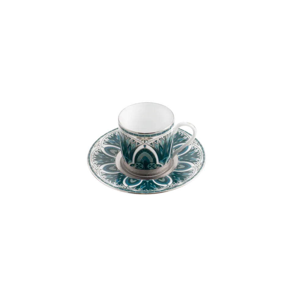 haviland-r-ves-du-nil-tasse-caf-soucoupe-porcelaine-verte image 1
