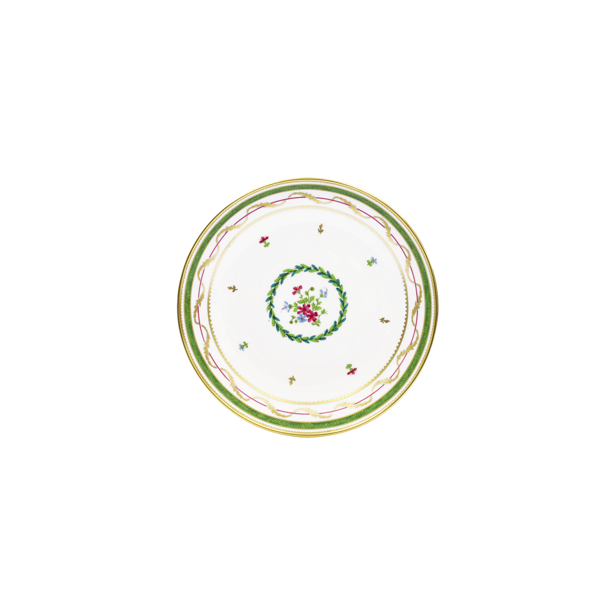 haviland-vieux-paris-vert-assiette-creuse-calotte-porcelaine-limoges image 1