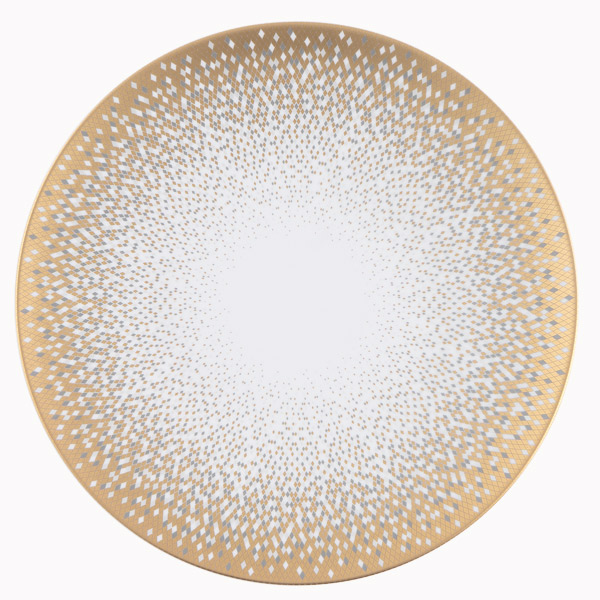 haviland-souffle-d-or-assiette-pr-sentation-porcelaine-or image 1