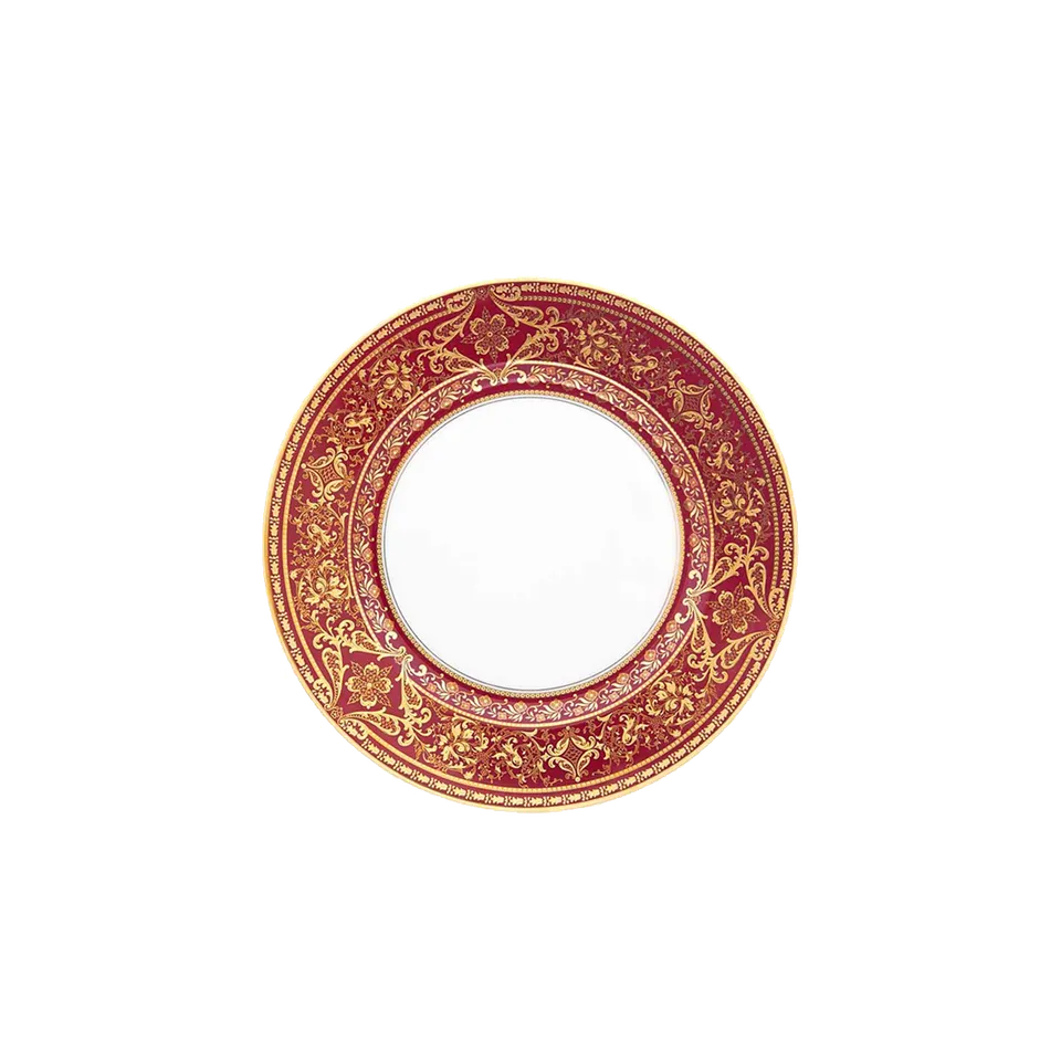 haviland-matignon-assiette-pain-cerise-or-porcelaine image 1