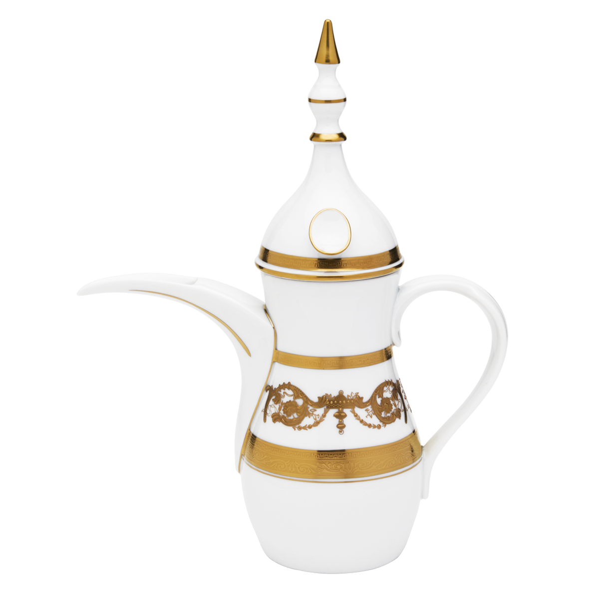 haviland-imp-rator-cafeti-re-orientale-porcelaine-blanc-or image 1