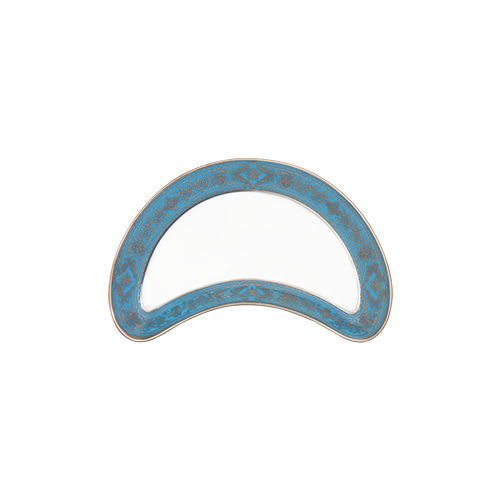 haviland-matignon-assiette-salade-demi-lune-bleu-platine image 2