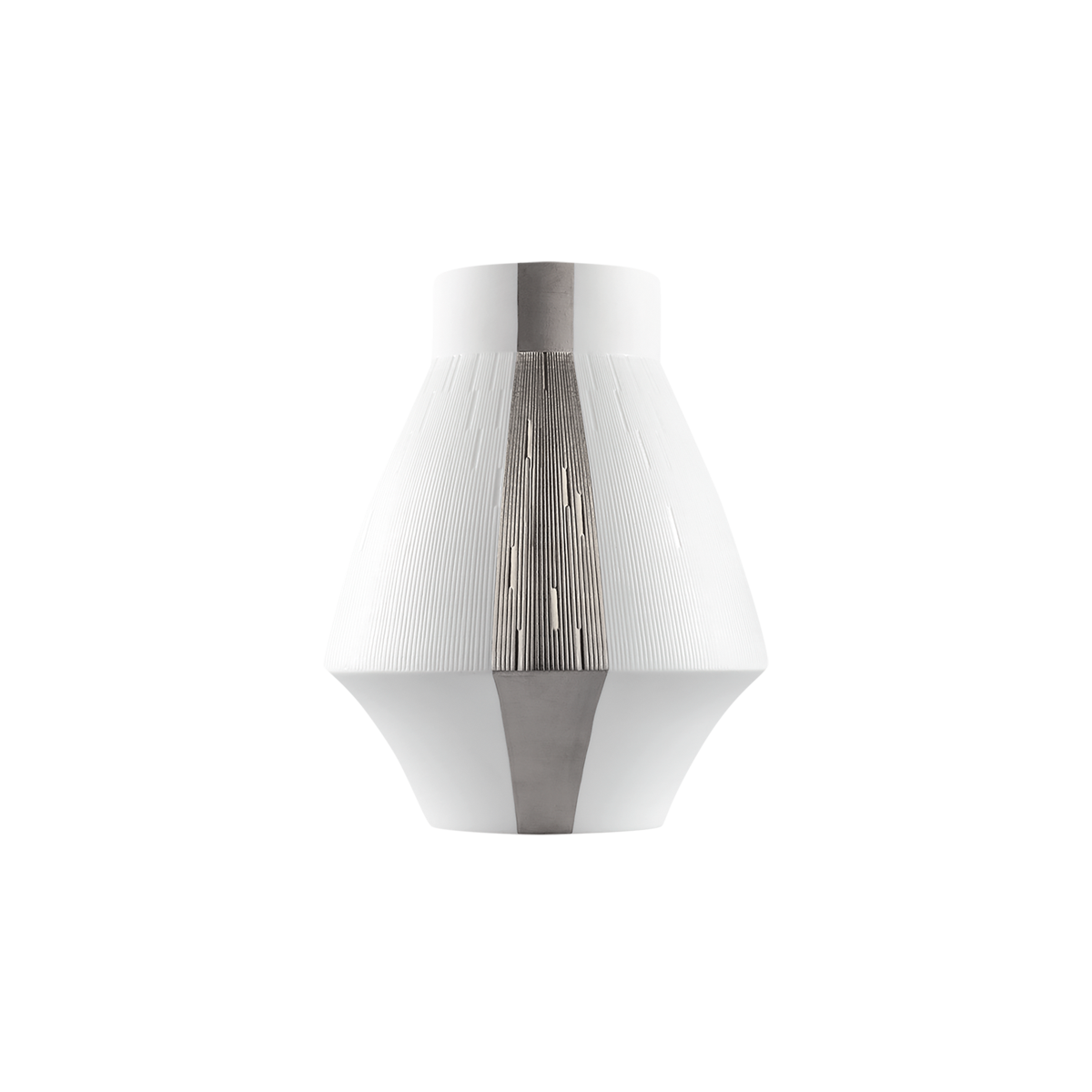 haviland-infini-vase-petit-mod-le-platine-porcelaine image 1