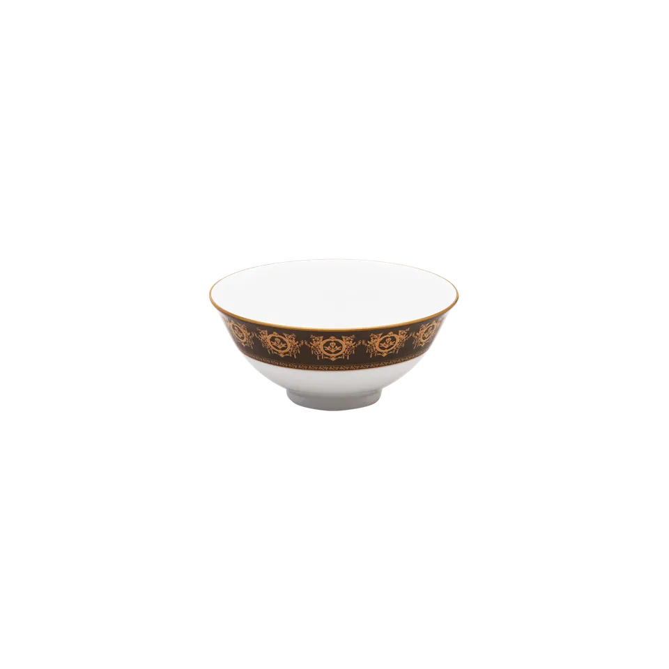 haviland-ritz-imp-rial-bol-soupe-bronze-porcelaine image 1