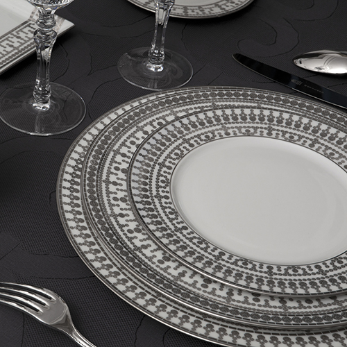 haviland-tiara-assiette-de-pr-sentation-blanc-platine-porcelaine image 2